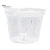 Clear Orchid Pot Reusable Orchid Flowerpot with Holes Plastic Ventilated Planter for Repotting Growing Indoor Outdoor Orchids