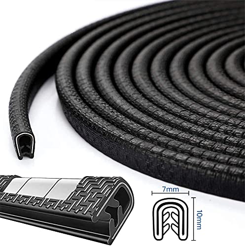 

2022 Подарок магов Молдинг двери автомобиля Защита от столкновений Защита от царапин U-образный протектор кромки двери со встроенной стальной деталью, полимерная резина