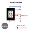 12V 24V / 110V 220V Waterproof Rocker Switch Red/Green LED Light Illuminated 4pins 2 position/6pins 3 position Toggle Switch