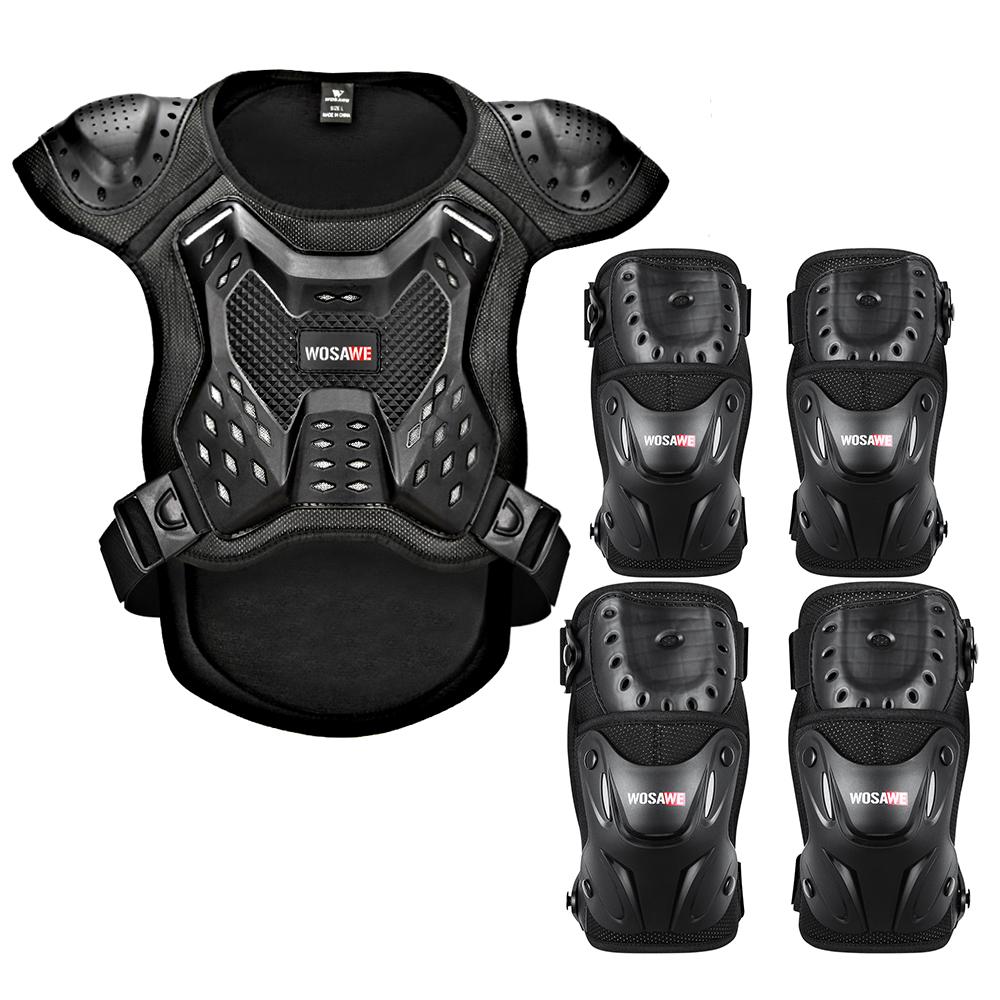 

Защитный бронежилет для мотоцикла, защитный жилет для верховой езды, защитный жилет на плечо, спину, жесткий корпус, защита локтя и колена M чёрный