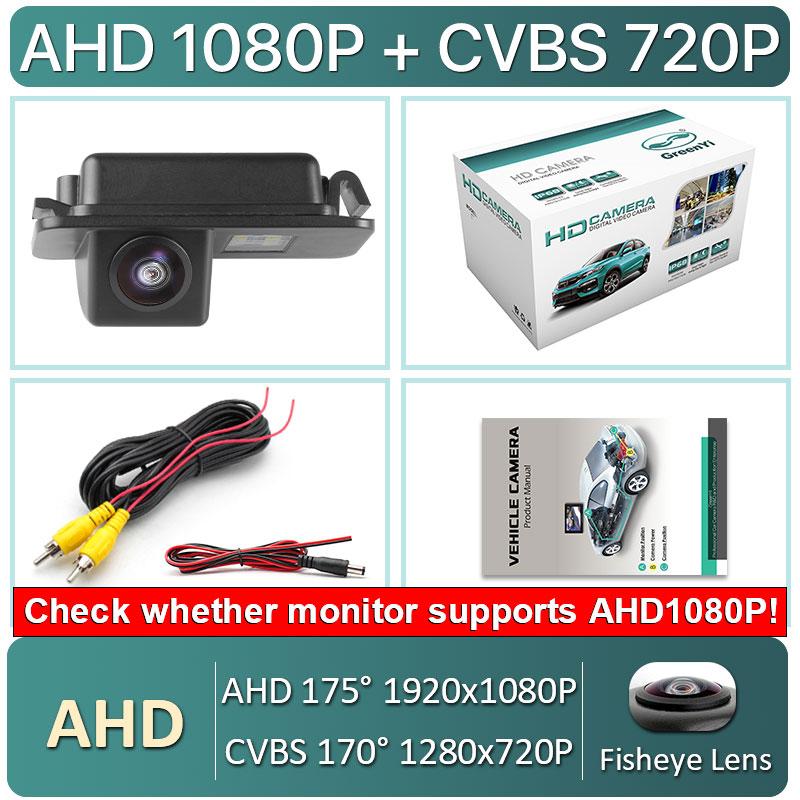 CCD AHD 1080P Night Vision Car License Plate Light Rear View Camera For Ford Focus Hatchback Fiesta Mondeo S-MAX 2008-2014