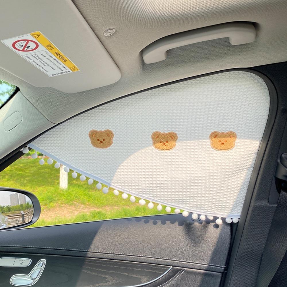 

Cotton Car Curtain Cover UV Protection Automotive Interior Products Sunshade Curtains Side Window 01-Left