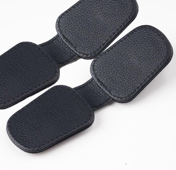 FsGrg Car Sunglasses Glasses Magnetic Protects Prevents Car Easy Helps Prevent Loss Clip, Holder, Design, Leather-like PVC, Glasses, Loss, Storage,