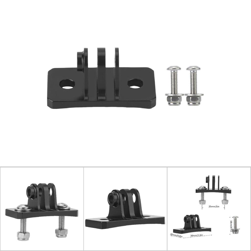 Skydiving Helmet Fixed Mount Holder Adapter for Gopro 7 6 5 4 Action Cameras