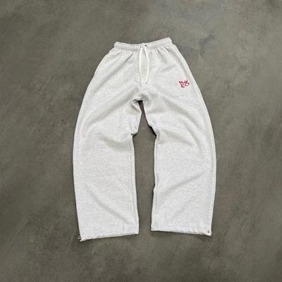 STREETRICH Men's Loose Casual Jogger Pants Elastic Waist Fleece-Lined Winter Sports Sweatpants Drawstring Design