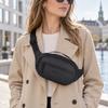 3,5L Unisex Heuptas, Waterbestendige Taille Tas voor Hardlopen, Reizen, Festivals, Zwart