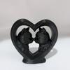 Love Couple Cat Statue Ornament, Kiss Couple Cat Sculpture, Love Cat Home Desktop Decoration, Perfect Gift for Cat Lovers