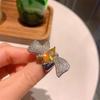 Luxuriöser Wassertropfen Edelstein Diamantring - Vielseitiger, zu öffnender Damenschmuck im trendigen Internet-Promi-Stil.