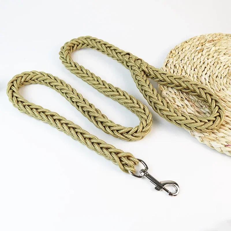 Nylon Dog Harness Leash For Medium Large Dogs Leads Pet Training Running Walking Safety Mountain Climb Dog Leashes Ropes Supply