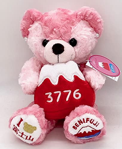 Local Bear - Red Fuji Plush Toy S - Shizuoka Limited Edition Bear - Fujini Sei