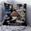 Anime Death Note Cushion Cover Inches Farmhouse Decor Home Throw Pillow Covers for Couch Decorations
