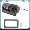 Premium DC 12V Fused Marine Bilge Pump Switch Panel With LED Indicator Light Manual/Off/Auto 3-Way Toggle Switch