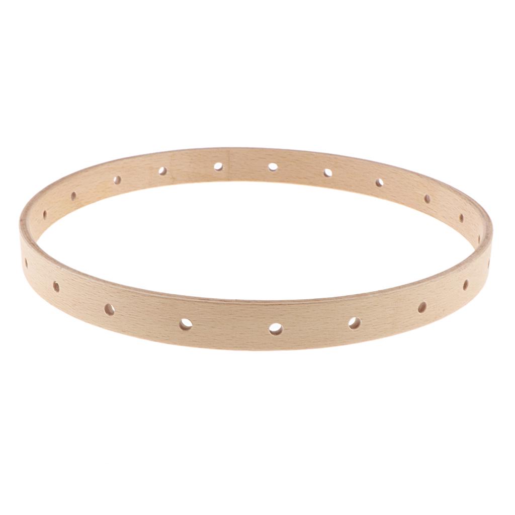 Round Wooden Knitting Loom DIY Craft Weaving Tool for Wall Hanging Crafts uygun fiyatlı satın