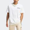Adidas Originals Adventure Nature Awakening Tee With Back Landscape Print Men Tops White IC2332