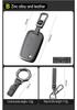 Compatible Car Key Holder for DeLonghi Model B, Elephant Grey