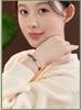 Tan Wangqing Natural Green Sandalwood & Hetian Jade Silver Bracelet - New Chinese Ancient Style Gift for Women