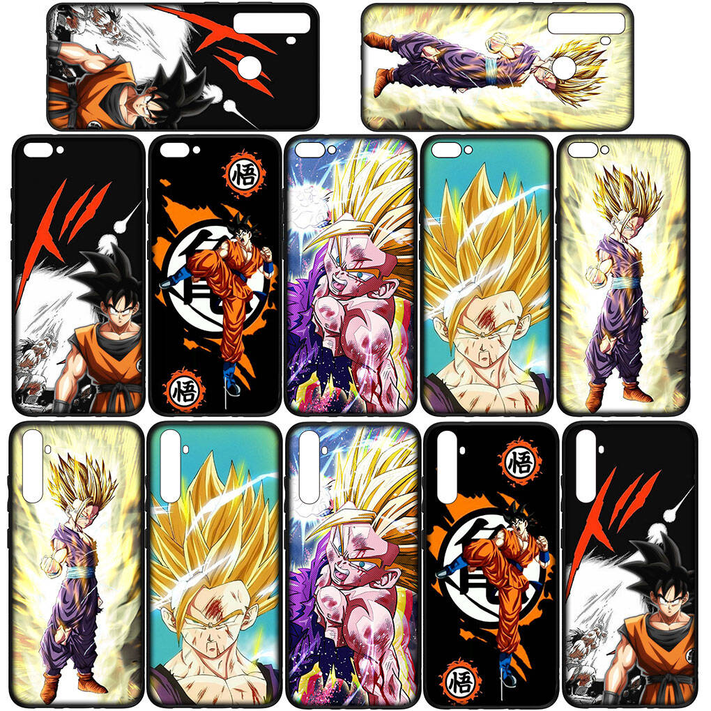 Phone Case for iPhone 17 15 16 Plus Redmi Note 14 12 11 13 Pro Max Huawei P30 P20 Lite OPPO A60 A40 A80 A38 A54 Cute Dragon Son Gohan Gokus Ball Cover