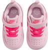Nike Court Borough Low Recraft TD Rosa Schiuma Bianco Rosa Iper Scarpe da Ginnastica per Bambini IQ9309-663