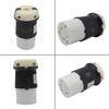 RVs Power Cord Twist Lock Plug with Boot Locking Cover 50A 125V 3.5A RVs Cord Connector Locking Plug Replacement Inlet