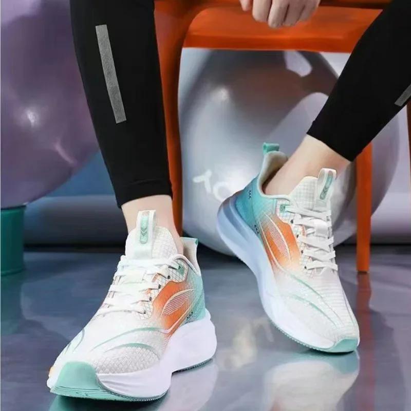 Men's Sneakers Breathable Casual Shoes Men Outdoor Mesh Running Shoes Lightweight Shock Absorption Soft Soled Shoes Tenis Hombre