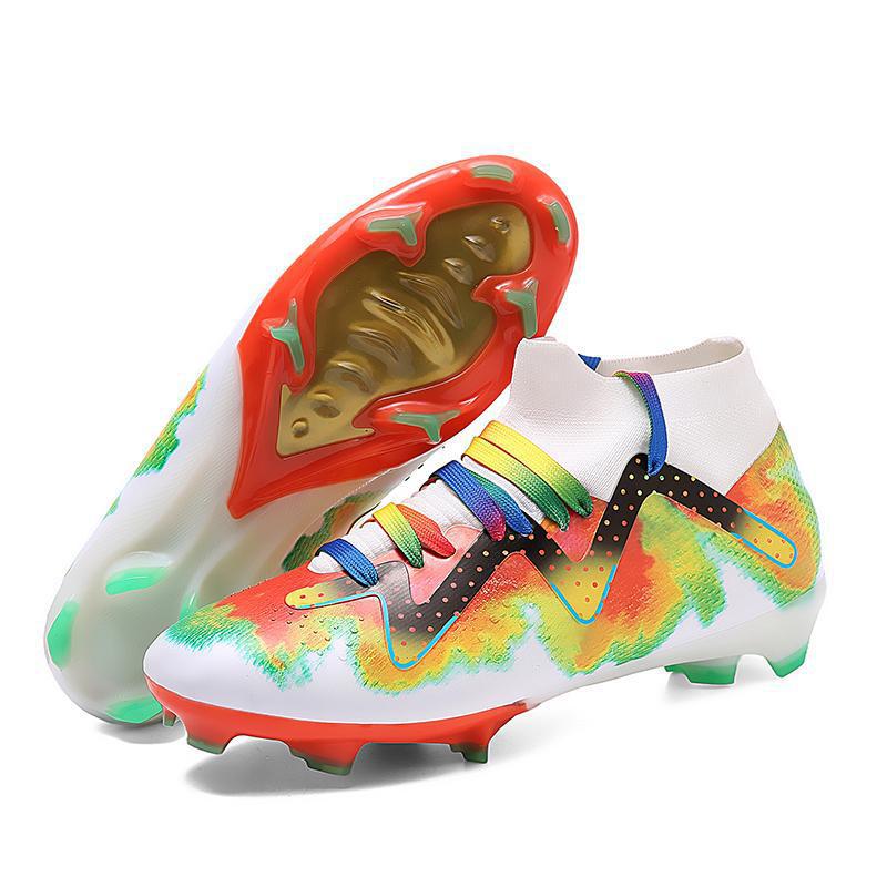 

Camouflage Seamless Eagerly Cut Long Nails Broken Nails Football Shoes Men s High Top Lawn Training Shoes Women s 34