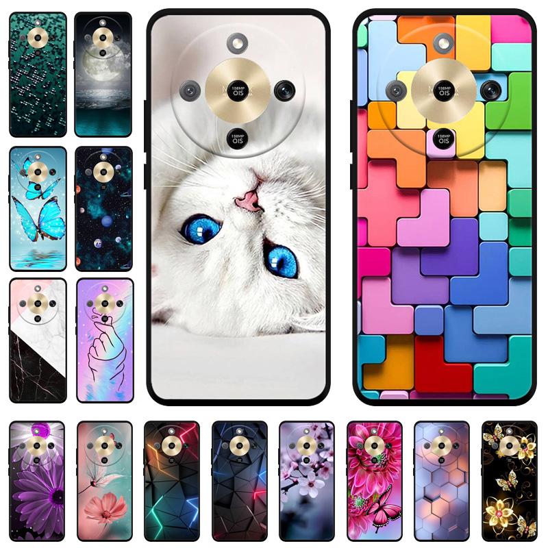 Für Honor X9d 5G Hülle NEU TPU Silikon Stoßfest Katze Handyhülle Für Honor Magic 8 Lite Funda Honor X70 Druck Weiche Hülle