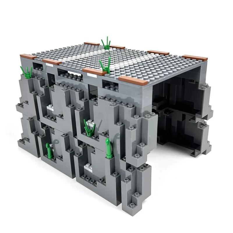 

Building blocks MOC train track cave rockery scene with simulation tunnel railway truck building blocks toys China Mainland