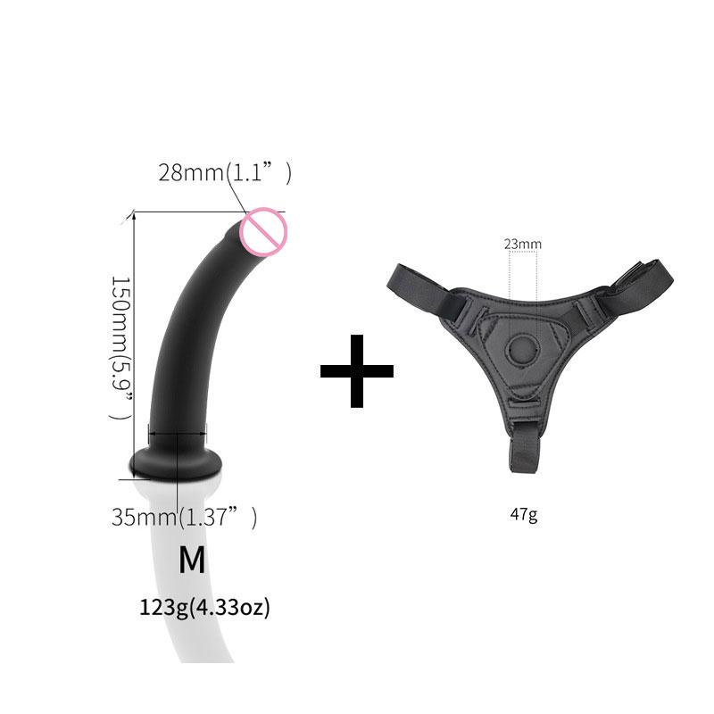 Men's Strap-on Realistic Penis Dildo Pants Anal Sex Toys for Women Men Women Gay Dildos Strapon Harness Belt Adult Games Lesbian