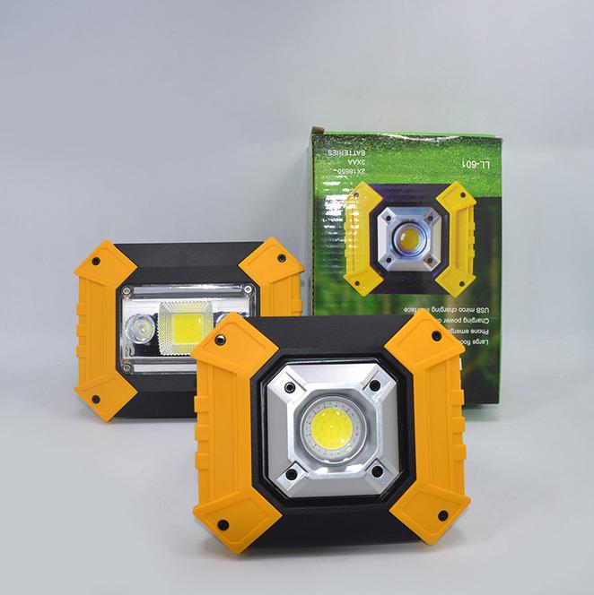 Portable Led Work Light Rechargeable Mechanic Flood Lights Car Repairing Working Lamp Flashlights Searchlight Hiking Camping