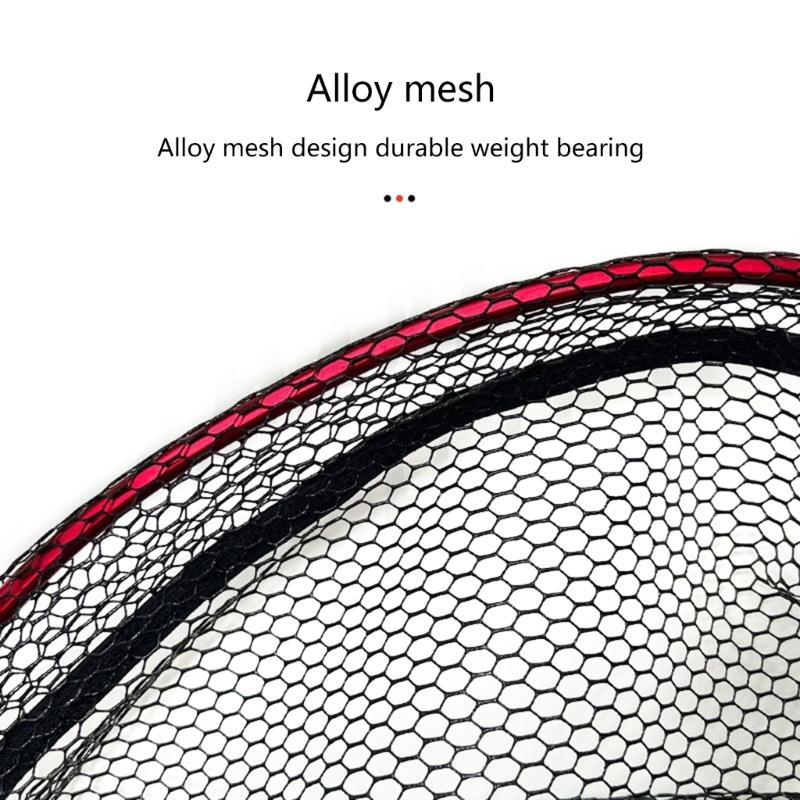 Aluminum Alloys Telescoping Landing Net NonSlip Folding Fishing Net  Collapsible Fishing Net  for Kids Adults