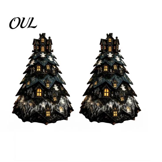 DIY Fabric Ornament Set Quilted Christmas Tree Craft Kit, Vintage Patchwork Handmade Xmas Sewing Set, Tabletop Holiday Decor for Beginners Adults Kids