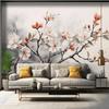 Photo Wallpaper Creative Green Plant Forest Flowers Wall Paper Background Wall Decoration Mural Home Decor