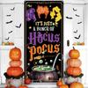 Halloween Door Cover, Hocus Pocus Sanderson Sisters Front Porch Door Sign Banner, Halloween Decorations and Supplies for Home