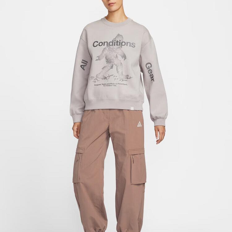 Nike Bluza ACG Tuff Fleece z okrągłym dekoltem Damskie topy IO9404-009