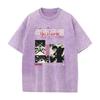 Ryomen Sukuna Print Tshirt Jujutsu Kaisen Manga T Shirt Men Women Wash Cotton Tee Top Summer Short Sleeve Loose Tshirt Clothing