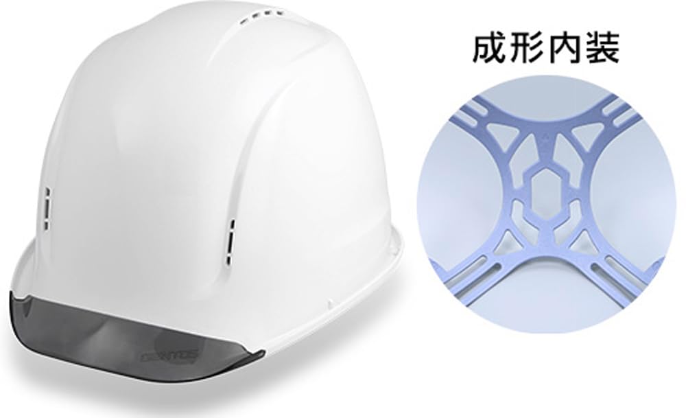 GENTOS GRIT Helmet with Molded Interior, White, GH01VYM-WH