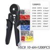 XINQI HCS8 10-6A 10mm2 Tube Terminals Crimping Pliers Set with Storage Bag &  Hand Tools Electrician Crimper Crimping Pliers
