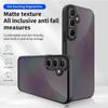 Case for Samsung A71 A56 A55 A54 A36 A35 A26 A25 A16  A15 A14  A06 4G 5G Simple Black Matte Transparent Shockproof Cover