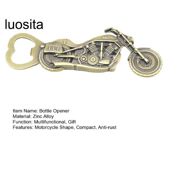 Kreative Nachahmung Retro Motorrad Flaschenöffner, Zinklegierung Bieröffner Geburtstag Weihnachten Festival Geschenk
