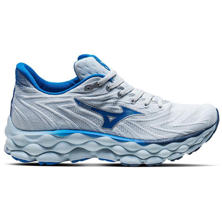 Mizuno Wave Sky 8 Bequeme Atmungsaktive Rückfederung Low-Top Trainings Laufschuhe Unisex Sneaker Blau J1GC240201