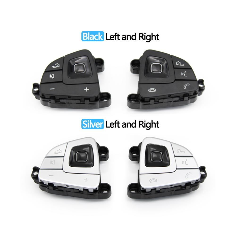 Botões Multifuncionais do Volante do Carro Botão Interruptor de Controle de Volume Montagem Para BENZ Classe E W213 W238 C238 2016 2017 2018