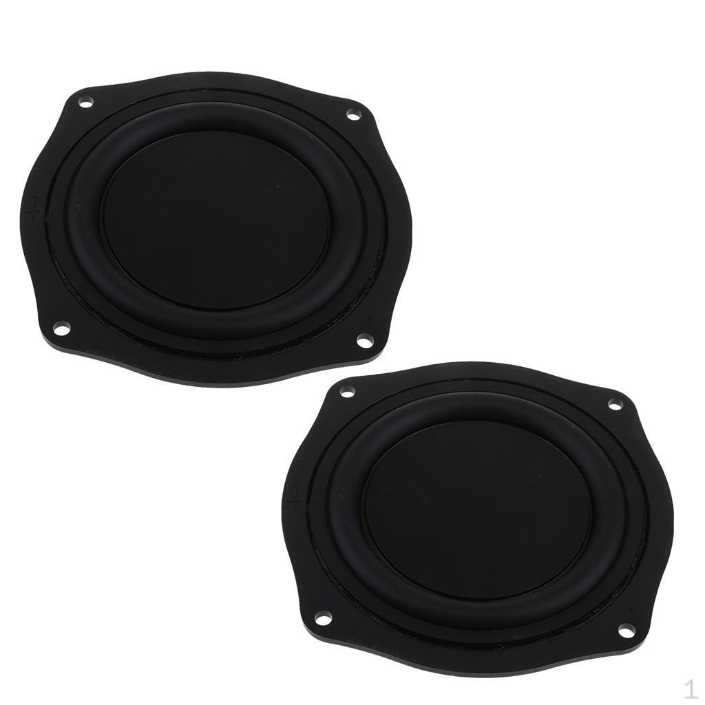 Universal 2Pcs 4 '' Speaker Loudspeaker Vibrating Passive Bass Plate