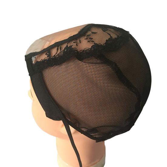 Șapcă de perucă în formă de U Elastic Păr sintetic Dantela Plasa Curele reglabile Pălărie de țesut