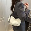 Casual Canvas Bag Summer Women's Dumpling Bag Sports Commuter Messenger Bag Simple Korean Popular Shoulder Bag