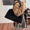 Retro Matte Bag Women's Large-capacity New Autumn and Winter Popular Simple Shoulder Bag Commuter Tote Bag
