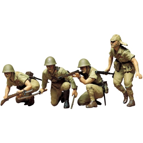 Tamiya 1/35 Military Miniature Series No. 90 Japanese Army Infantry Set Plastic Model 35090