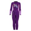 Girls Wetsuit Long Sleeve Diving Swimsuit with Safety Zipper Quick Dry One Piece Surf Suit for Water Sports