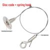 Adjustable Steel Wire Rope Hanging Kit with Chandelier Lock and Buckle