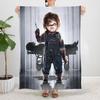 Chucky Halloween Korálový fleece Plyšové přehozy Hororová filmová deka na postel Kancelář Měkká přikrývka