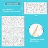 Children's Drawing Roll Sticky Color Filling Paper Graffiti Scroll Coloring Paper Roll for Kids DIY Painting Educational Toys